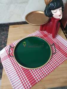 YALDIZLI METAL SUNUM TEPSİ