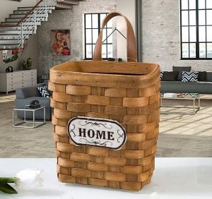 HASIR HOME YAZİLİ KAPİ SEPETİ / GAZETELİK
