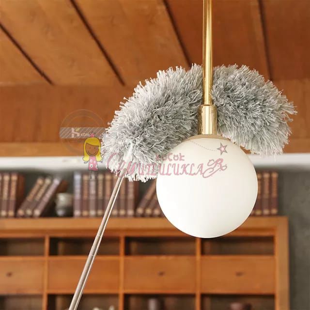 Teleskopik 3 Lü Mikrofiber Toz Alma Mop Seti