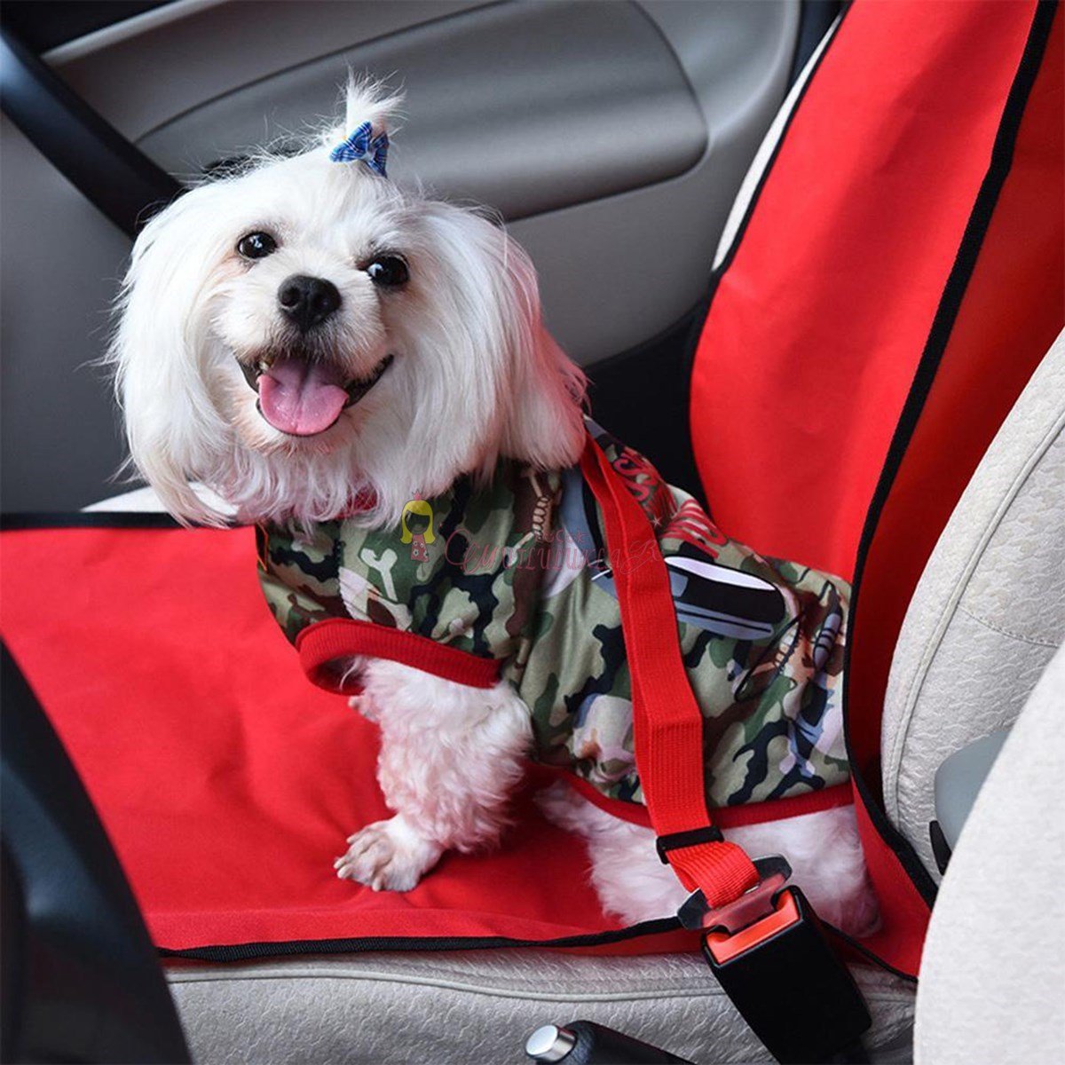 Emniyet Kemerine Takılabilen Kedi ve Köpek Emniyet Kemeri