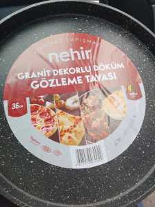 Nehir Granit Döküm Gözleme Tavası 