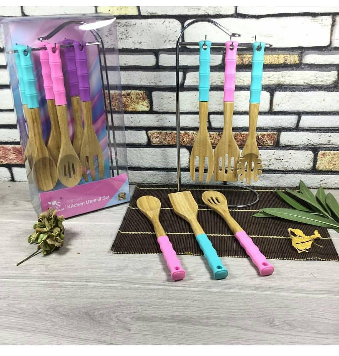 STANDLI BAMBU SILIKON KASIK SET