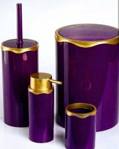 GOLD DETAY AKRİLİK BANYO SET