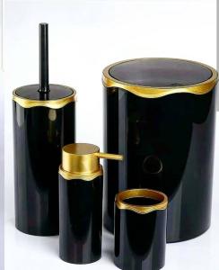 GOLD DETAY AKRİLİK BANYO SET