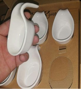 KULPLU OVAL LÜX 6 ADET SOSLUK-ÇEREZLİK