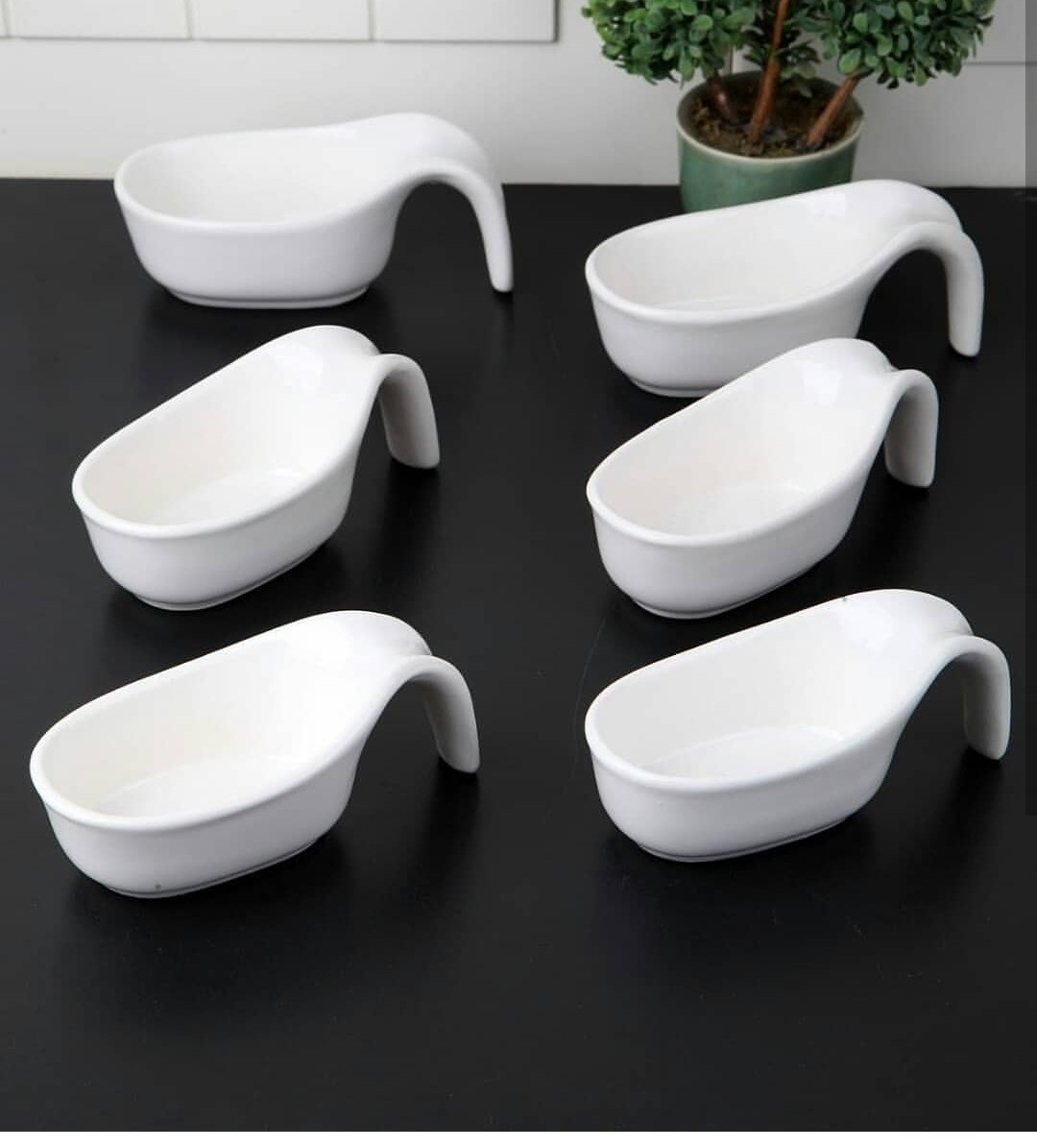 KULPLU OVAL LÜX 6 ADET SOSLUK-ÇEREZLİK