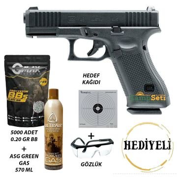 Umarex Glock 45 Gen5 Blowback Airsoft Havalı Tabanca (Green Gas)