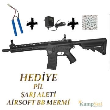 ASG Armalite M15 Defense M-Lok 10'' Valuepack AEG Airsoft Tüfek