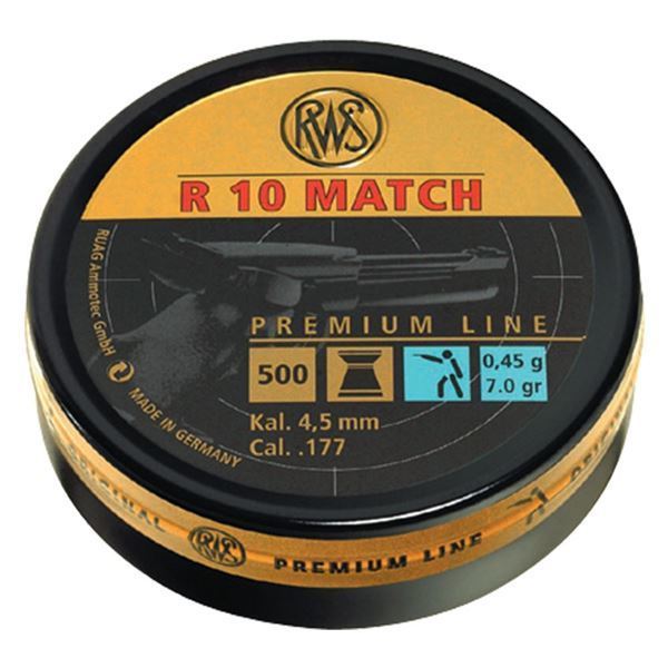 H.SACMA RWS 4,5mm R10 Match HV 0,45gr Ç:4,50 1/500