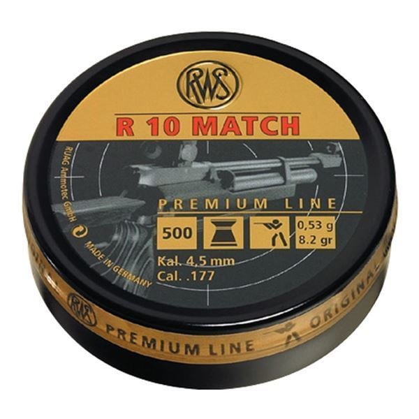 H.SACMA RWS 4,5 mm.R10 Match 0,53 gr 1/500