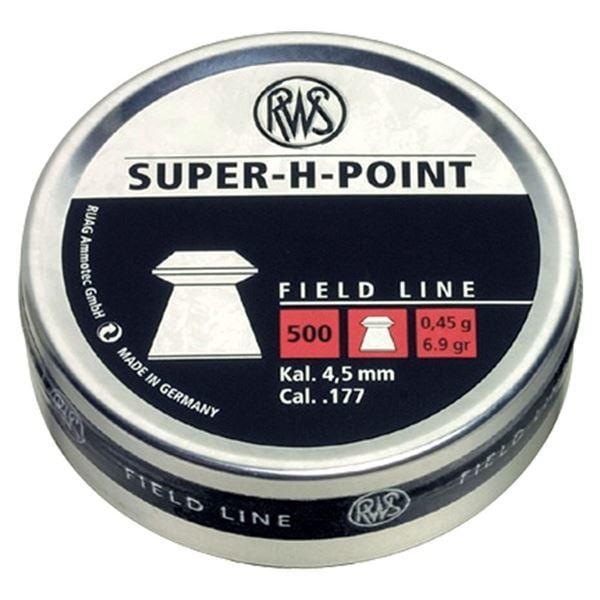 RWS Super-H-Point 0,45 gr Havalı Tüfek Saçması 500 Adet