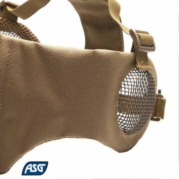 ASG Airsoft Maske Kulak ve Ağız Korumalı Tan