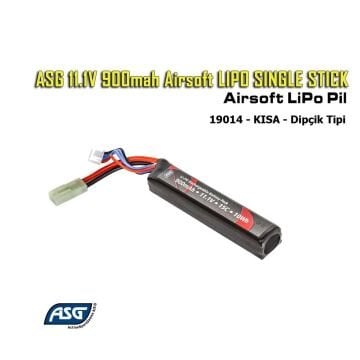 ASG Airsoft Lipo Pil 15C Single Stick 11.1V 900mah
