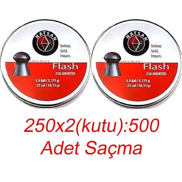 Hatsan 500 Adet Flash Havalı Tüfek Saçması 5.5 mm