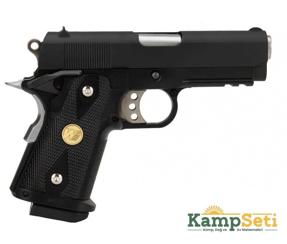 WE Hi-Capa .45 A Full Metal Airsoft GBB Tabanca Siyah