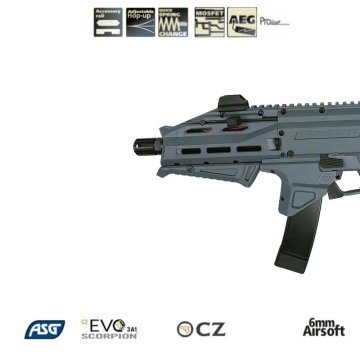 ASG CZ Scorpion EVO 3 ATEK AEG Airsoft Tüfek Gri