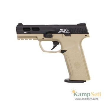 ASG ICS Black Leopard Eye XAE Tan Blowback Airsoft Tabanca