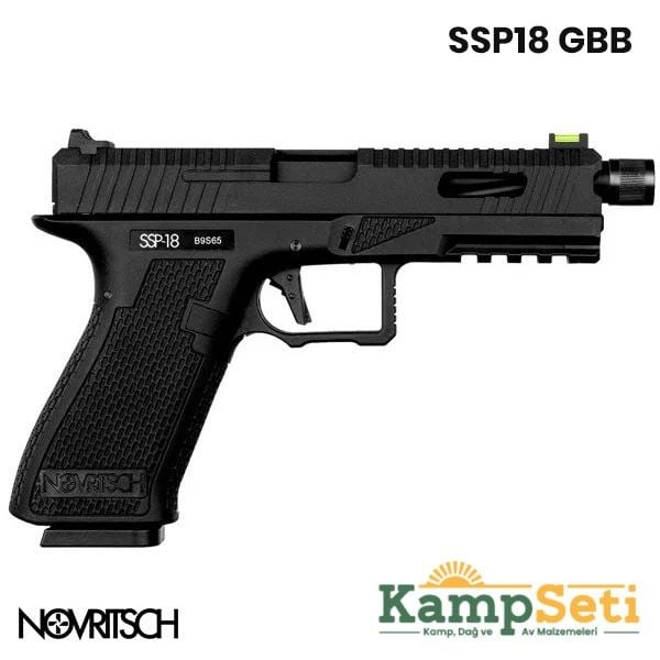 NOVRITSCH SSP18 GreenGas-Blowback Airsoft Tabanca Siyah