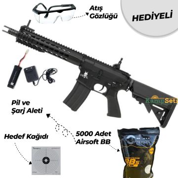 ASG M15 DEVIL Carbine 10''with Keymod Full Metal Airsoft Tüfek