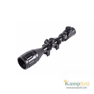 3-9X50AOEG Çift Işıklı Retikül Optik Görüş Kapsamlı Zoomlu Tüfek Dürbün(B)