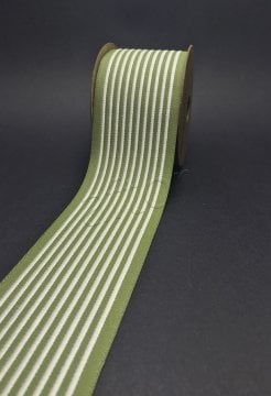 bordür kurdela şerit jakarlı bordür (3.5 mt top) kumaş bordür 70175 V5 Yeşil zemin-Beyaz