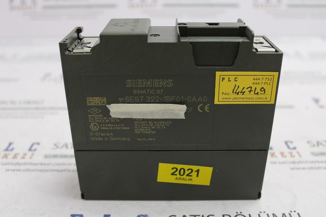 6ES7322-1BF01-0AA0 SM322, 8DO, 24V DC, 2A ÜRT.GARA