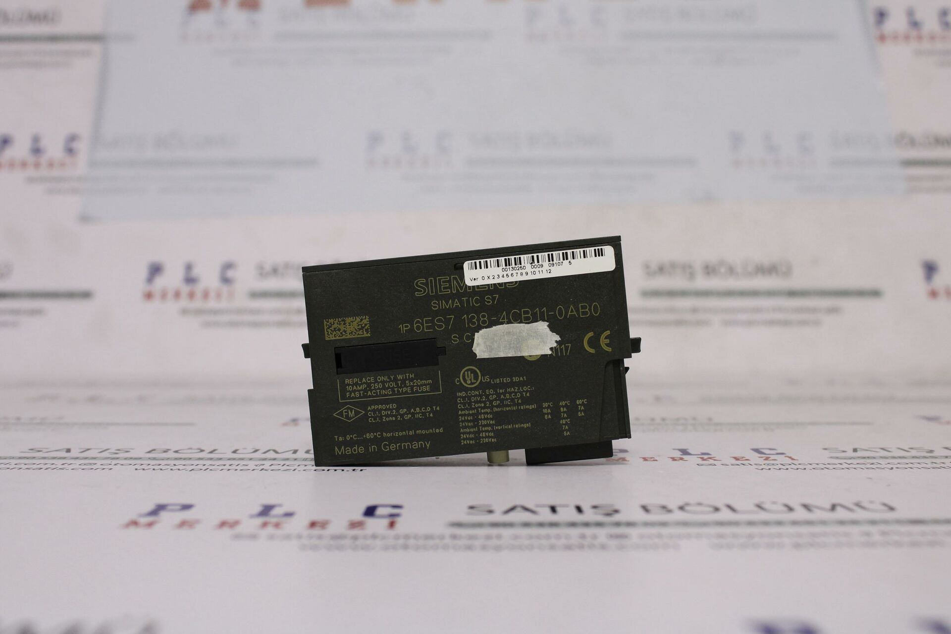 6ES71384CB110AB0 SIMATIC DP, PME power modules PLC Merkezi