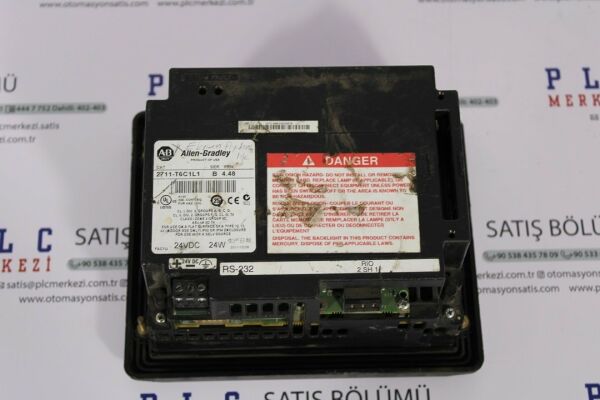 2711-T6C1L1 PANELVİEW 600 COLOR OPERATOR PANEL 2.EL