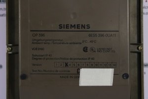 6ES5396-0UA11, 6ES5 396-0UA11  OP396 OPERATOR PANEL 2.EL