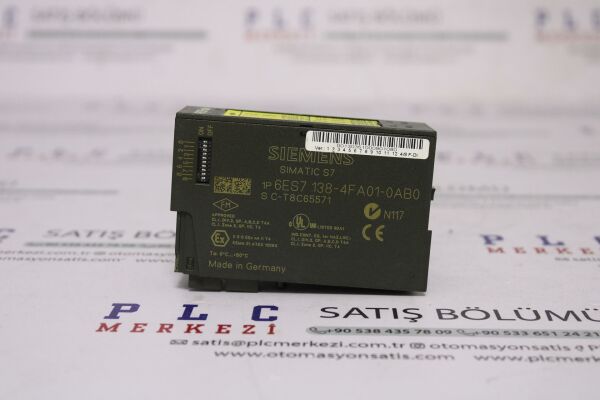 6ES7138-4FA01-0AB0 F. ET200S, 4/8 F-DI PROFISAFE, SIEMENS