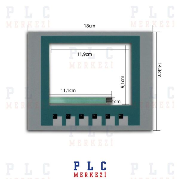 6AV6647-0AD11-3AX0 SIEMENS KTP 600 TUŞ TAKIMI MEMBRAN