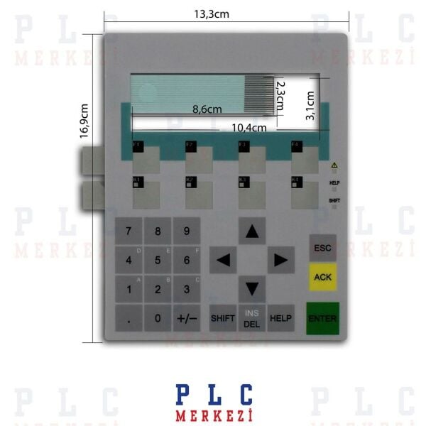 6AV3607-1JC30-0AX2 SIEMENS OP7 TUŞ TAKIMI,MEMBRAN