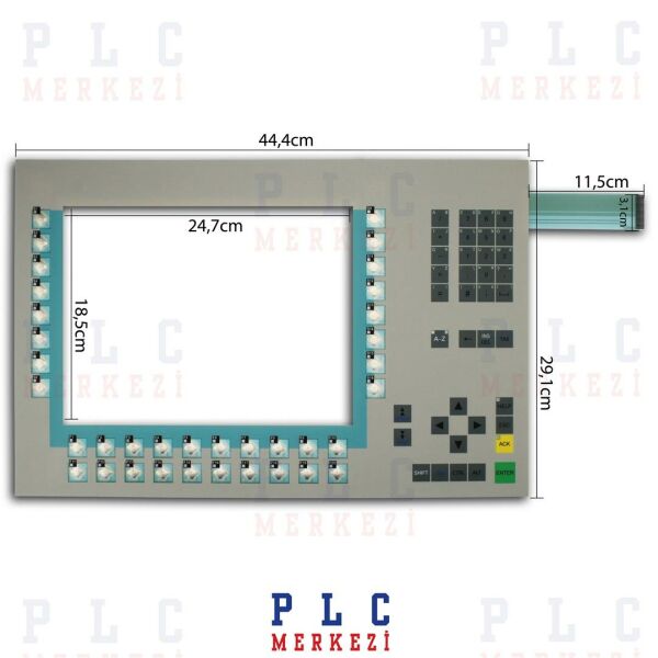 SIEMENS MP370 12 INC COLOR UST FLEX TUŞ TAKIMI, MEMBRAN