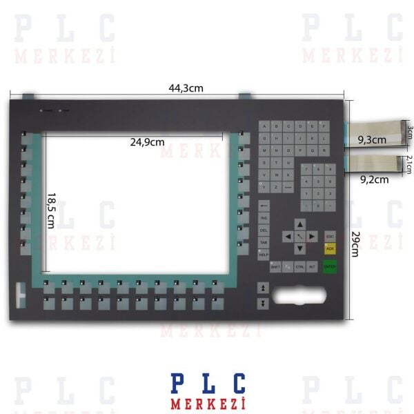 PC 670-QF12 inch SIEMENS TUŞ TAKIMI, MEMBRAN