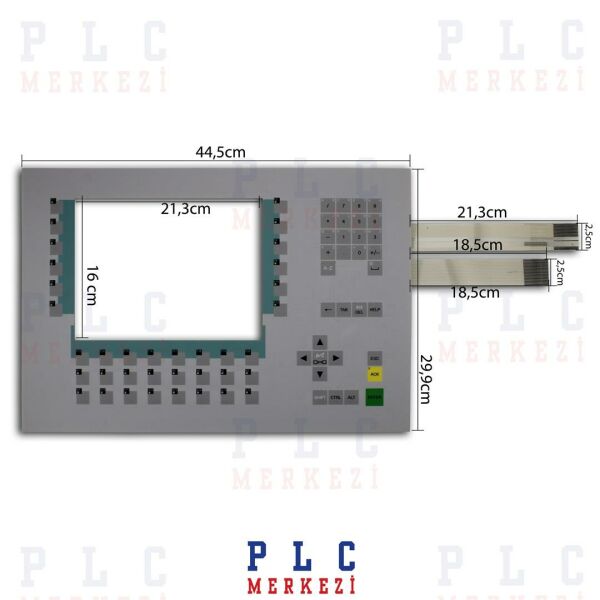 6AV6542-0AA15-1AX0 SIEMENS MP270 10 INCTUŞ TAKIMI,MEMBRAN