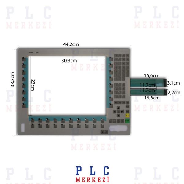 A5E00747065 PC677/877 15 INC TUŞ TAKIMI, MEMBRAN