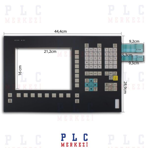 6FC5203-0AF01-0AA0 SIEMENS OP010 10.4 INC TUŞ TAKIMI, MEMBRAN