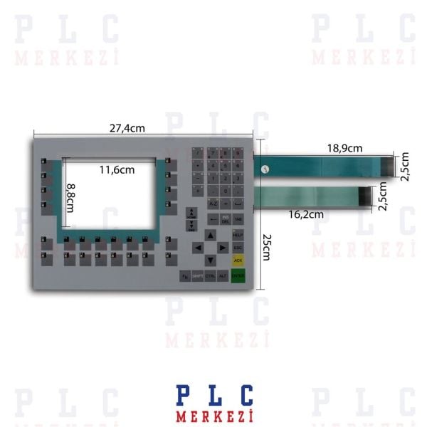 6AV6542-0CA10-0AX1 SIEMENS OP270 6 INC COLOR TUŞ TAKIMI, MEMBRAN