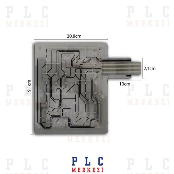 FANUC 18T SERISI 9  CRT/MDI UNIT MEMBRAN 16,8X13.4