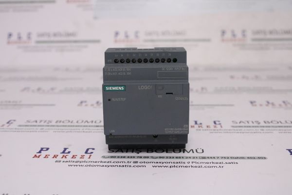 6ED1052-2MD00-0BA8 2/24RCEO, logic module PS/I/O: 12/DC 24V/relay 8 D
