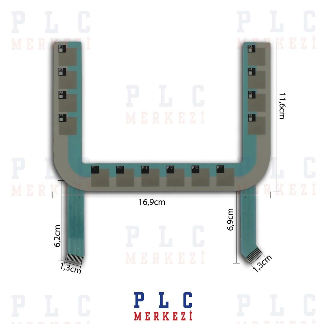 6AV6645-0AB01-0AX0  SIEMENS MOBILE PANEL 177 DP TUŞ TAKIMI,MEMBRAN