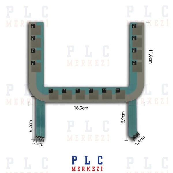 6AV6645-0AB01-0AX0  SIEMENS MOBILE PANEL 177 DP TUŞ TAKIMI,MEMBRAN
