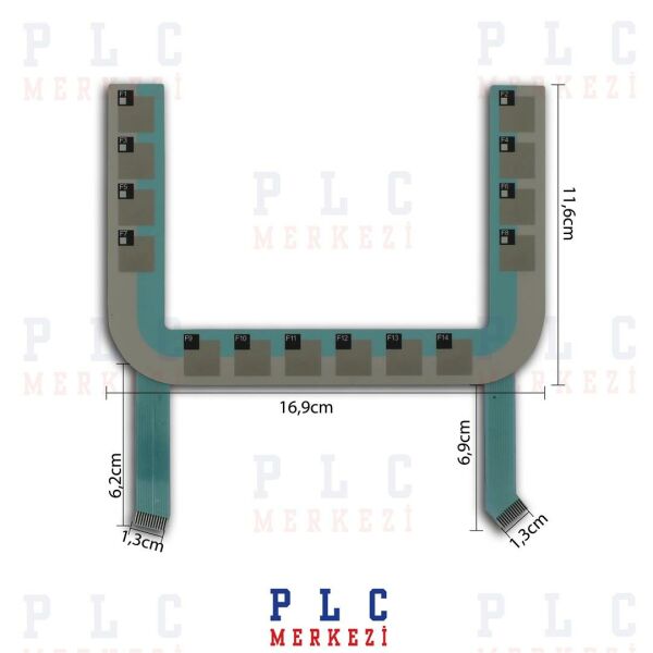 6AV6645-0BC01-0AX0  SIEMENS MOBILE PANEL 177 PN TUŞ TAKIMI,MEMBRAN
