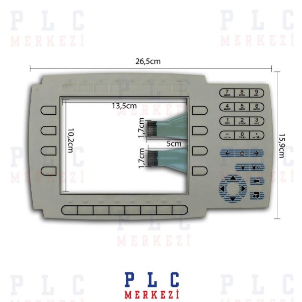 3BSE042237R2 ABB PP836 TUŞ TAKIMI, MEMBRAN