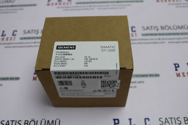 6ES7212-1AE40-0XB0, 6ES7 212-1AE40-0XB0 CPU 1212C ÜRT.GARANTİSİ