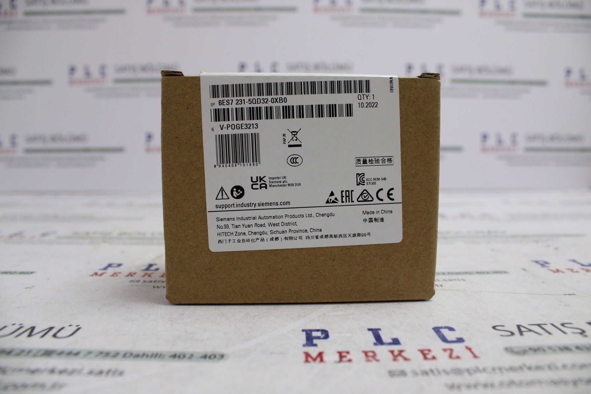 6ES7231-5QD32-0XB0, 6ES7 231-5QD32-0XB0 S7-1200, ANALOG INPUT SM 1231 TC, 4 AI ÜRT.GARANTİSİ