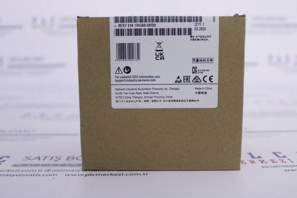 6ES7214-1HG40-0XB0, 6ES7 214-1HG40-0XB0 CPU 1214C YENİ