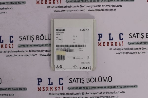 6ES7954-8LC03-0AA0, 6ES7 954-8LC03-0AA0 SIMATIC S7 MEMORY CARD 4 MB ÜRT.GARANTİLİ