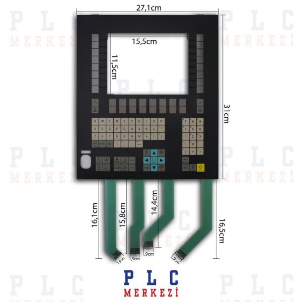 6FC5203-0AF04-1BA0 SIEMENS OP08T 8 INC TUŞ TAKIMI, MEMBRAN