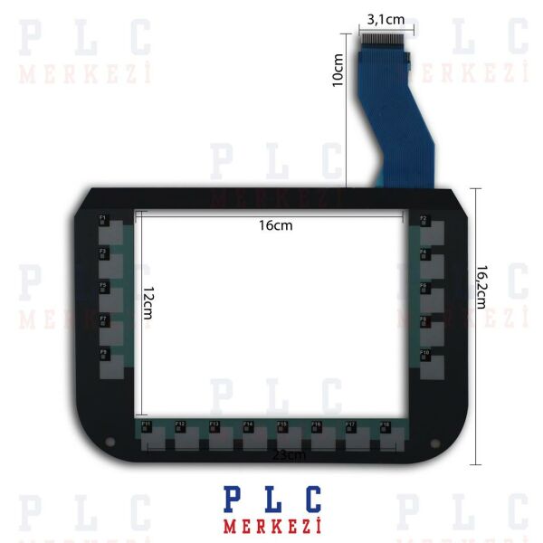 6AV6645-0DD02-0AX1 MOBIL PANEL 277 (WIFI YOK) TUŞ TAKIMI, MEMBRAN